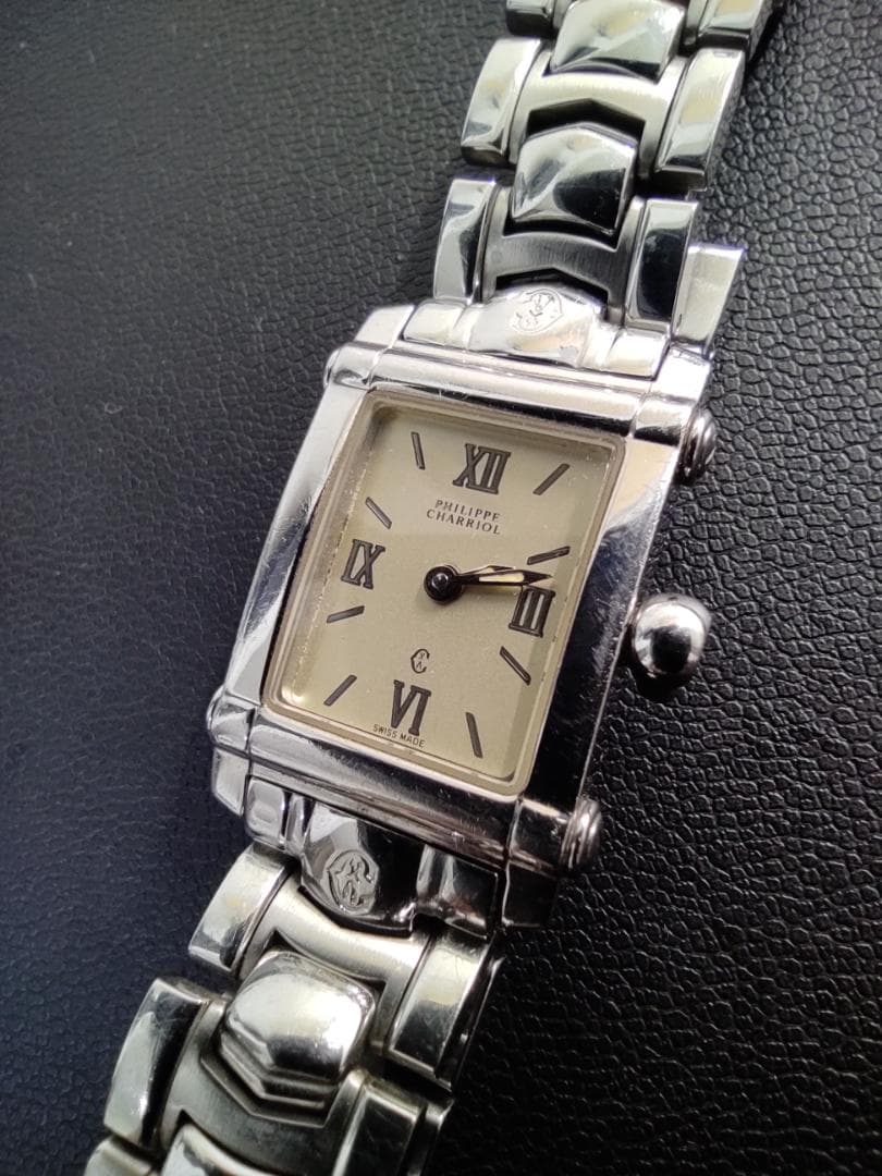 フィリップシャリオール COLVMBVS レディース 電池交換済 稼働品
