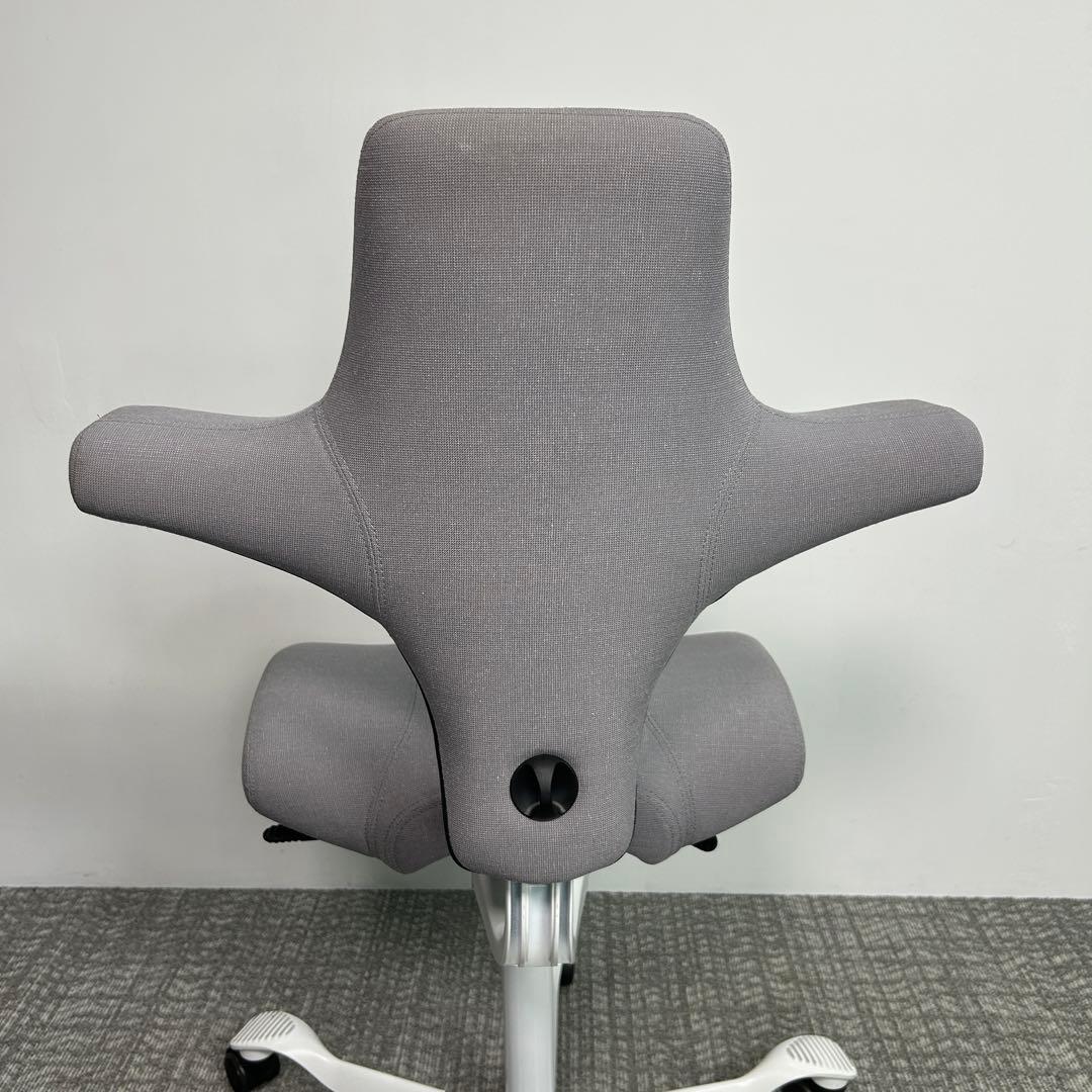 E】オフィスチェア HAG Capisco ホーグ カピスコ 布張 グレー - メルカリ