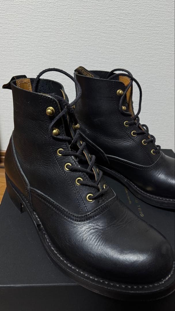 ローリングダブトリオ　ヴィンセント　黒　25.5cm 7h