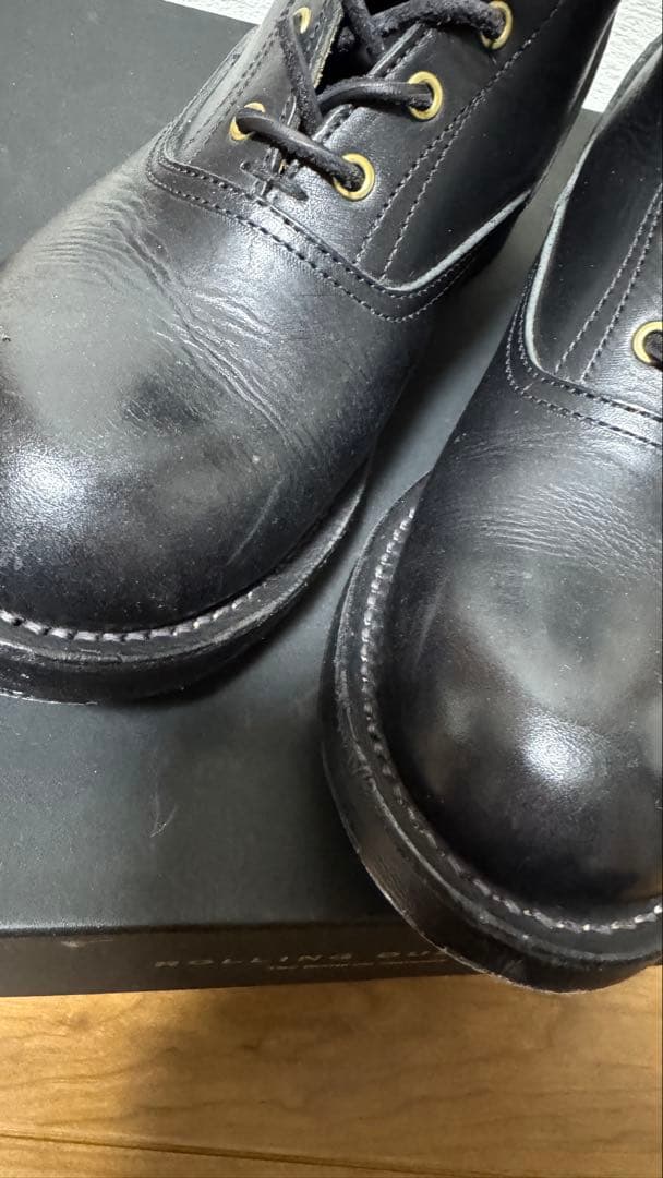 ローリングダブトリオ　ヴィンセント　黒　25.5cm 7h