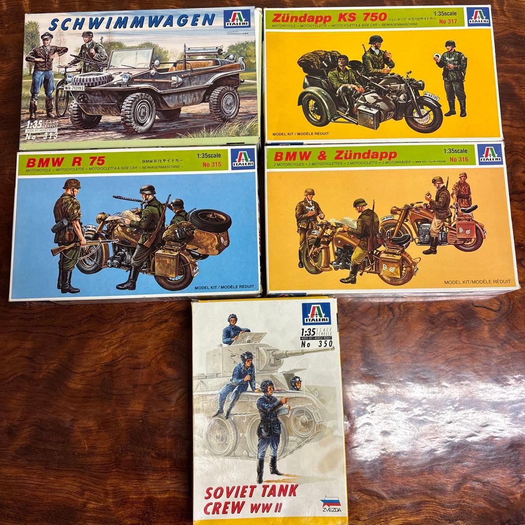 1/35 スケール 戦争模型キット 5点セット　0126o123 1/35 スケール 戦争模型キット 5点セット 0126o123 - メルカリ