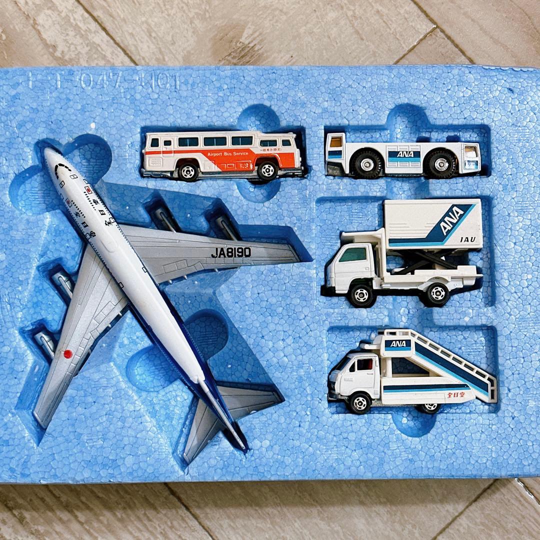 激レア】トミカ 新空港セット スーパージャンボ 全日空 TOMY☆当時物
