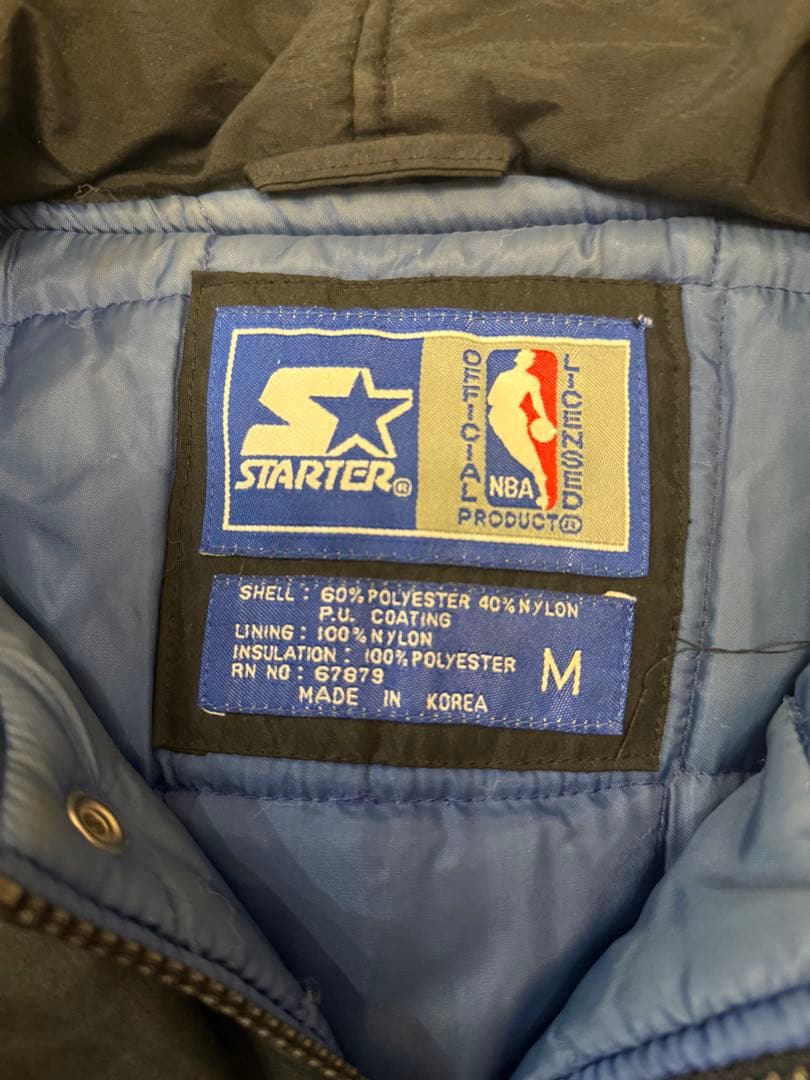90's STARTER（スターター） 中綿入りナイロンジャケット - メルカリ