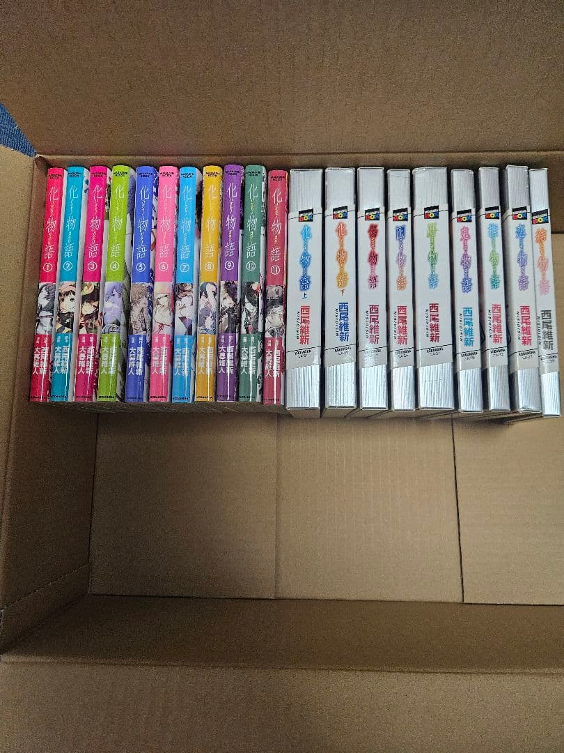 物語シリーズ漫画版1巻から11巻 小説版セット - メルカリ