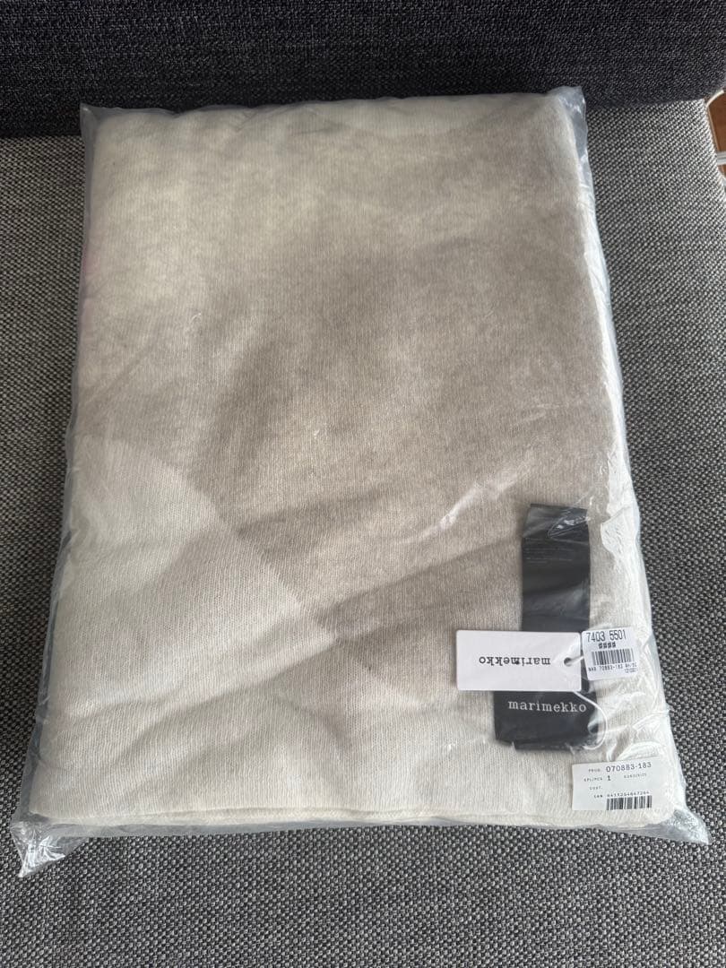 マリメッコ Lokki 大判 ブランケット　新品 l0016899496-01.jpg