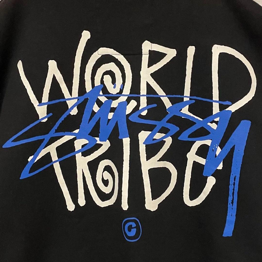 461【人気Lサイズ】ステューシー♤刺繍ビッグロゴ スウェット