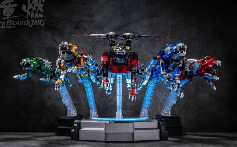 新品 HiPlay 重燃 百獣王 ゴライオン 分離可能 合金完成品 ボルトロン