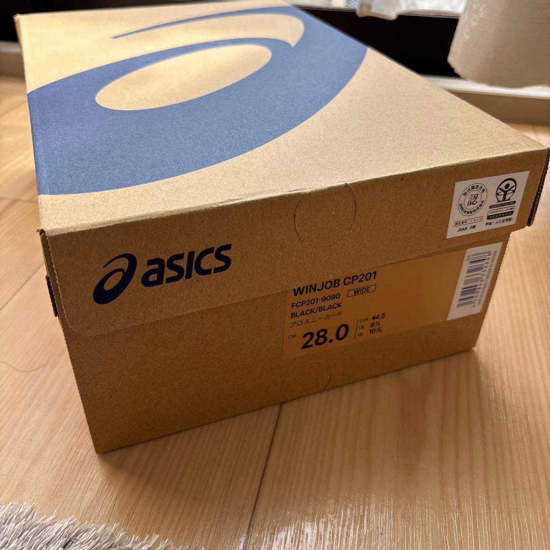 asics WINJOB CP201 ブラック 28.0cm