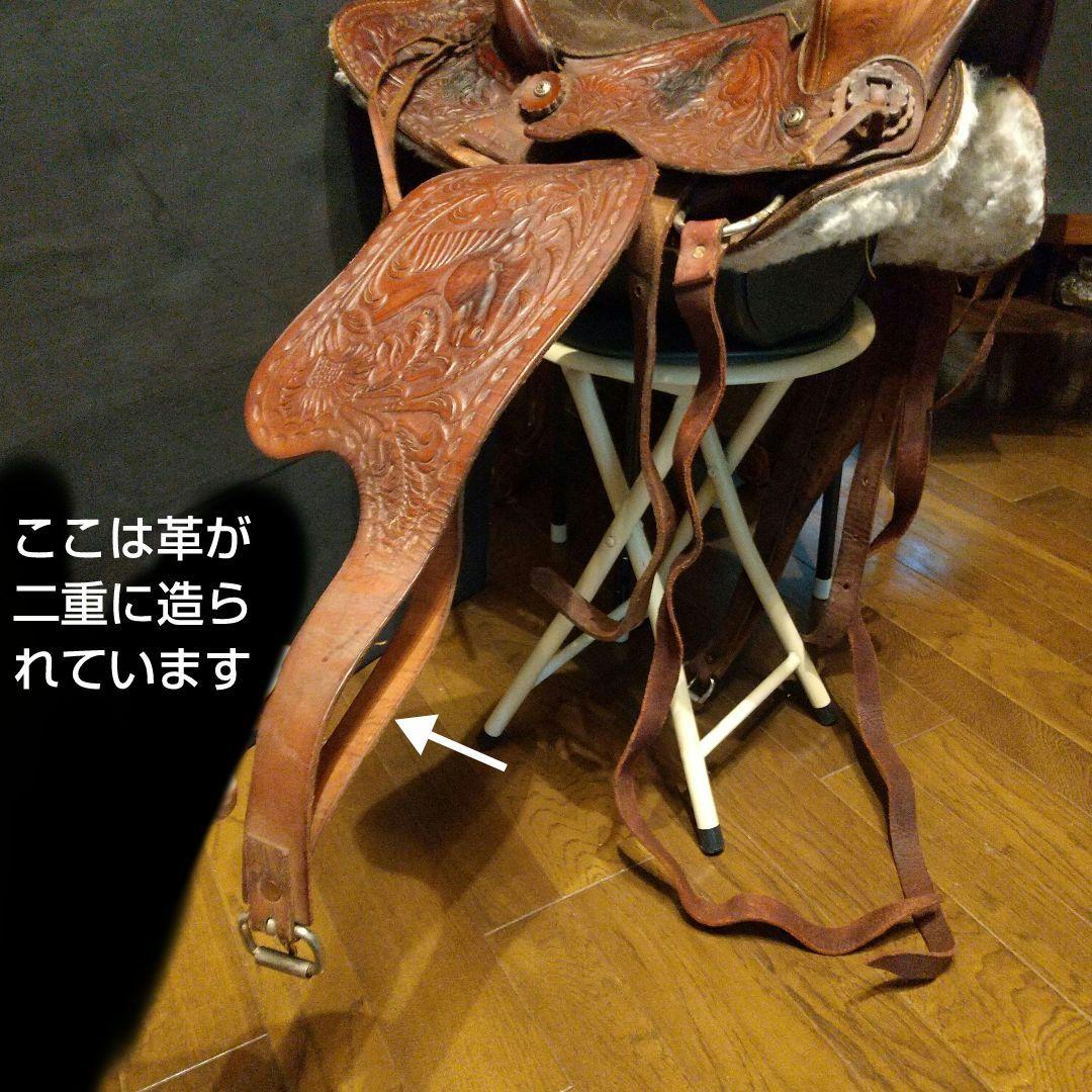 ウエスタン鞍 乗馬用鞍 西洋時代物 鞍 ヴィンテージ鞍 西部劇 - メルカリ