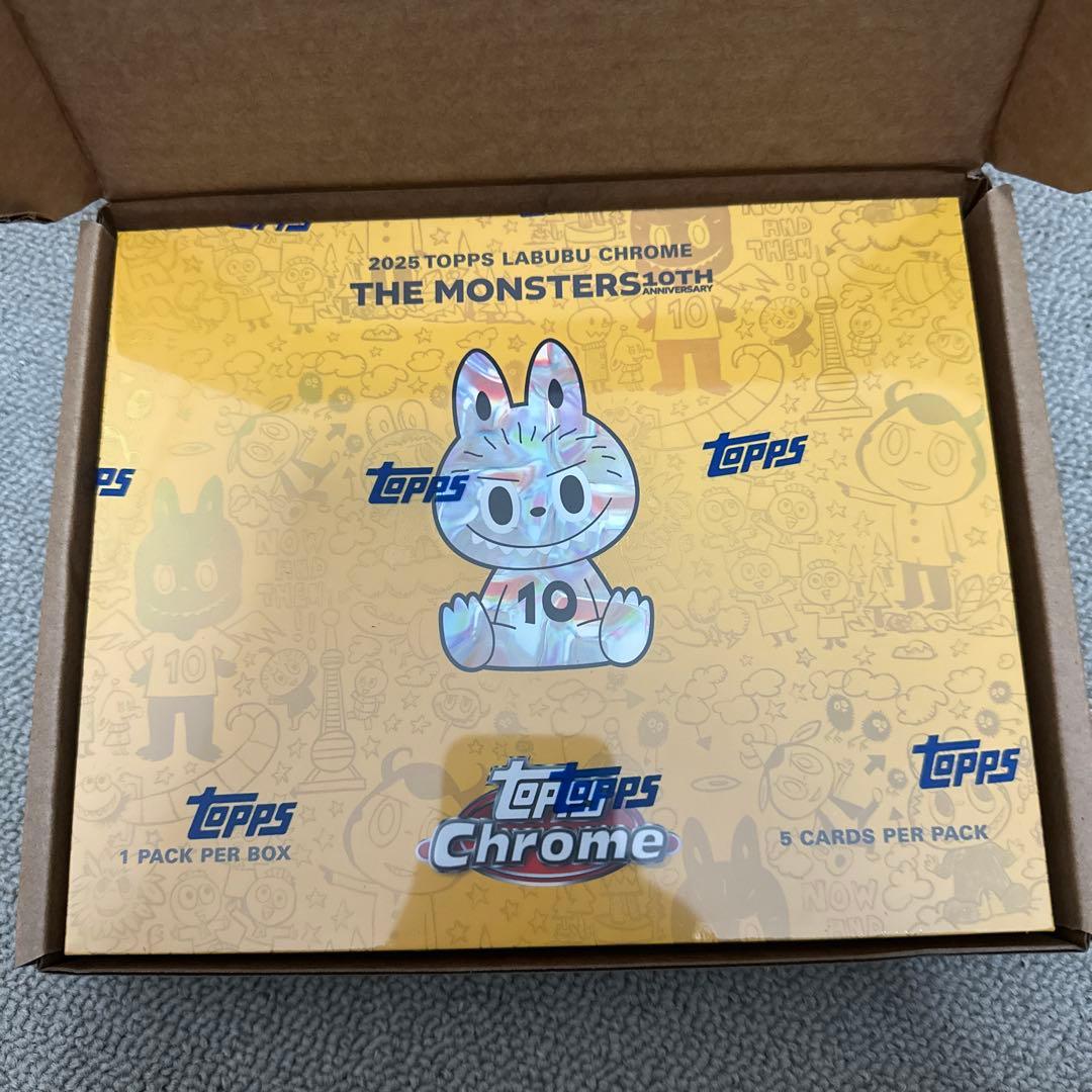 その他 2025 Topps Chrome Labubu 1box 2025 Topps Chrome Labubu