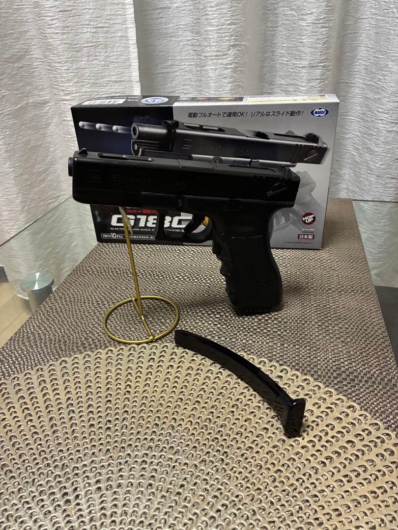 美品　東京マルイ　カスタム品　グロックG18C電動ブローバック　強化ピニオンギア 東京マルイ 電動 ブローバック フルオート GLOCK 18C 10歳以上 用