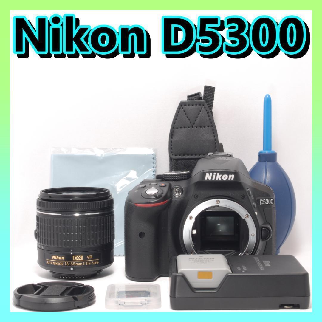 ⭐️Wi-Fi搭載＆手ぶれ補正⭐️Nikon D5300　ニコン　デジタル一眼 ニコン初のWi-Fi・GPS対応デジタル一眼レフカメラ「D5300」が11月中旬