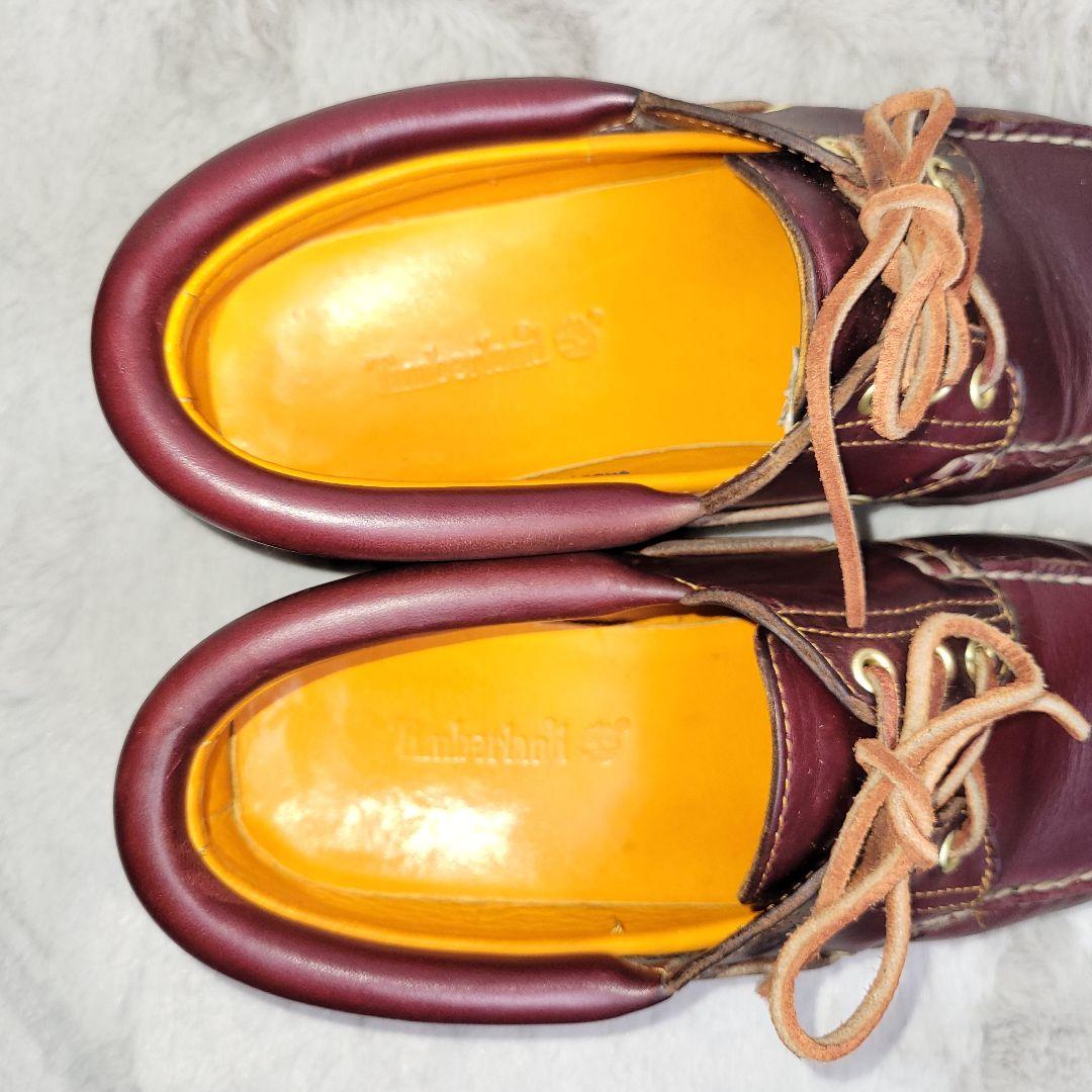 美品✨ Timberland 27.0 デッキシューズ ラバーアウトソール - メルカリ