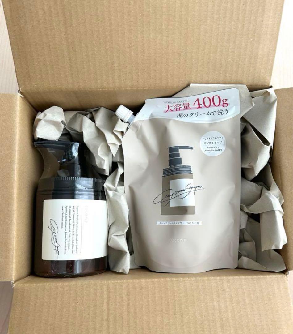新品】 hugkumi+ ココ ネクリームシャンプーはぐくみプラス coconeクレイクリームシャンプー＜時短なのにうるサラ髪。新感覚