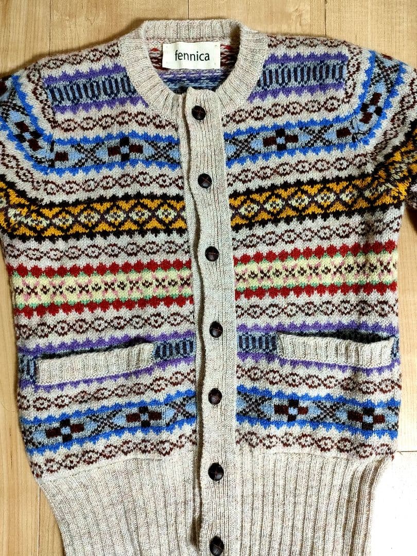 Jamieson's fennica beams別注 ラウンドカラーカーディガン - メルカリ