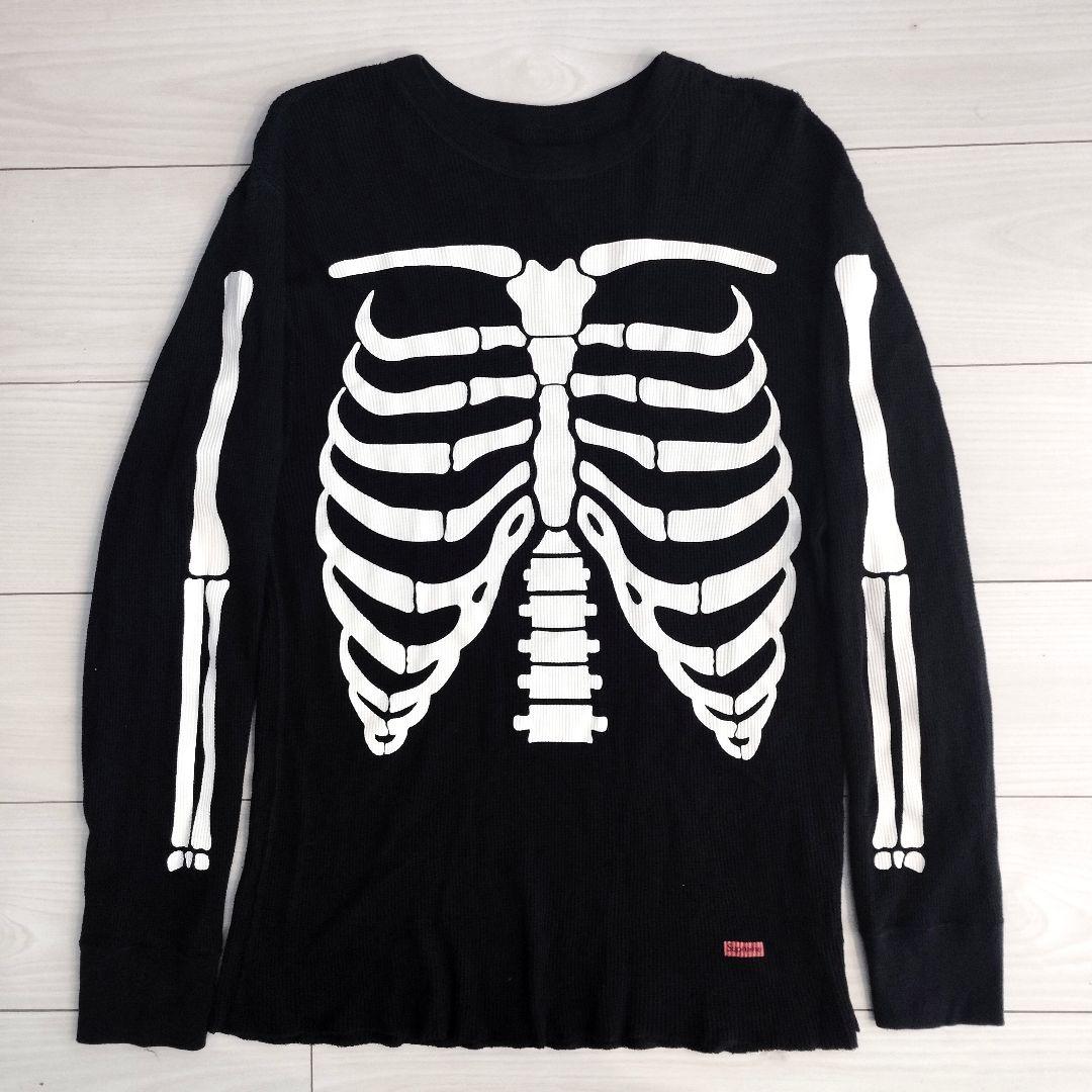 Supreme Hanes Bones Thermal ボーン 骨 サーマル 黒 - メルカリ