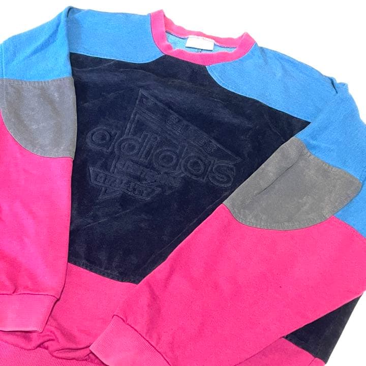 80s ヴィンテージ アディダス マルチカラー スウェット 常田大希着
