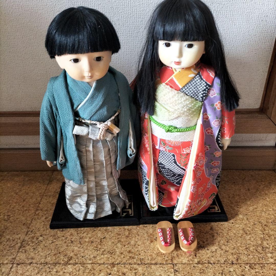 レア昭和レトロ市松人形 セイコちゃんセイタローくん鈴乃屋×セキグチコラボ