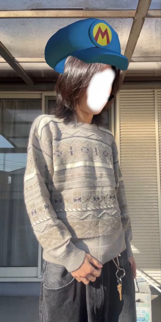 90s 古着 ニット 柄ニット セーター gx1000 stussy dime - メルカリ