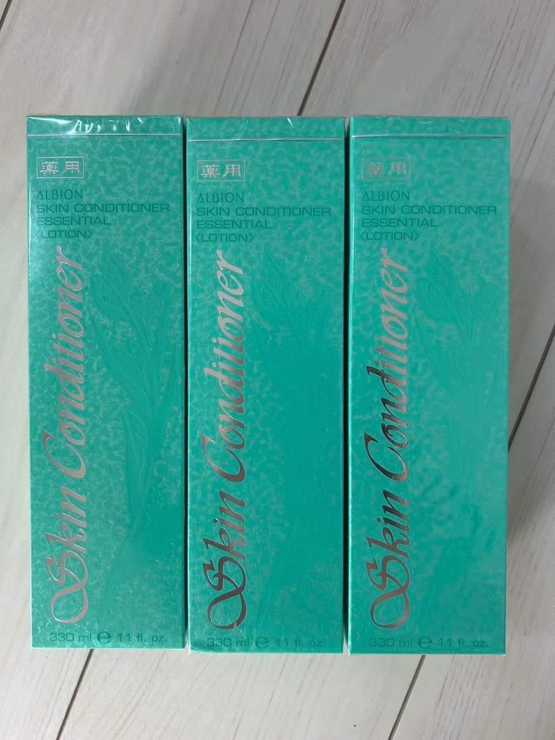 ALBION スキンコンディショナー 330ml 3本セット ALBION（アルビオン） 薬用スキンコンディショナー エッセンシャル