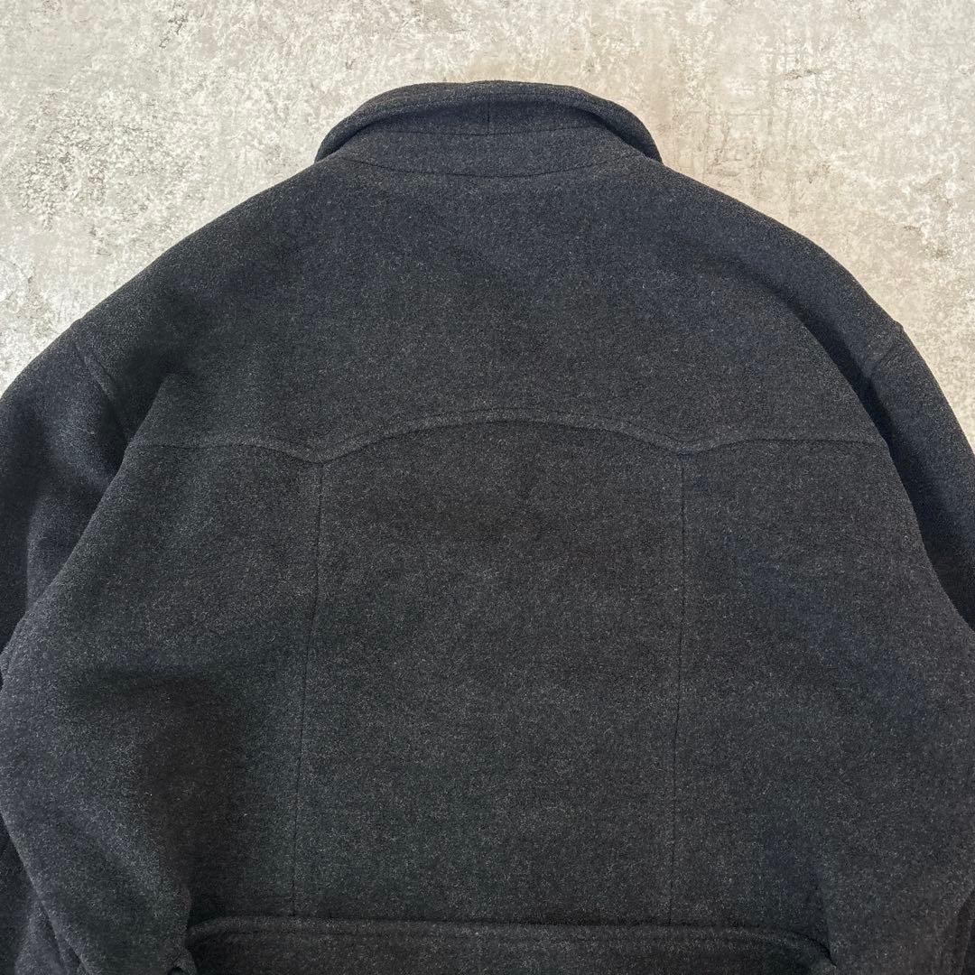 90s フランス製 アニエスベー ririジップ ウール ジップアップコート 2