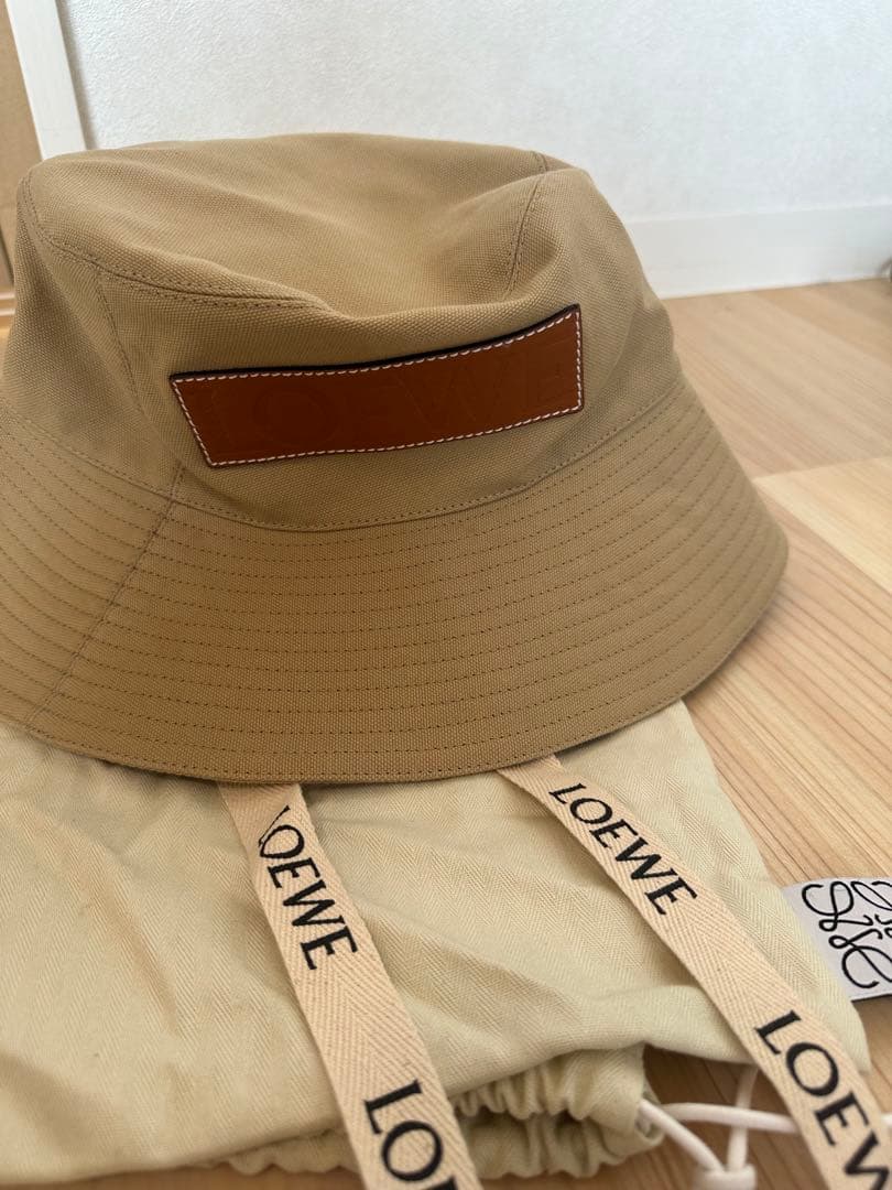 ロエベloeweフィッシャーマンハット　ベージュ フィッシャーマンハット（キャンバス） ベージュ - LOEWE Japan