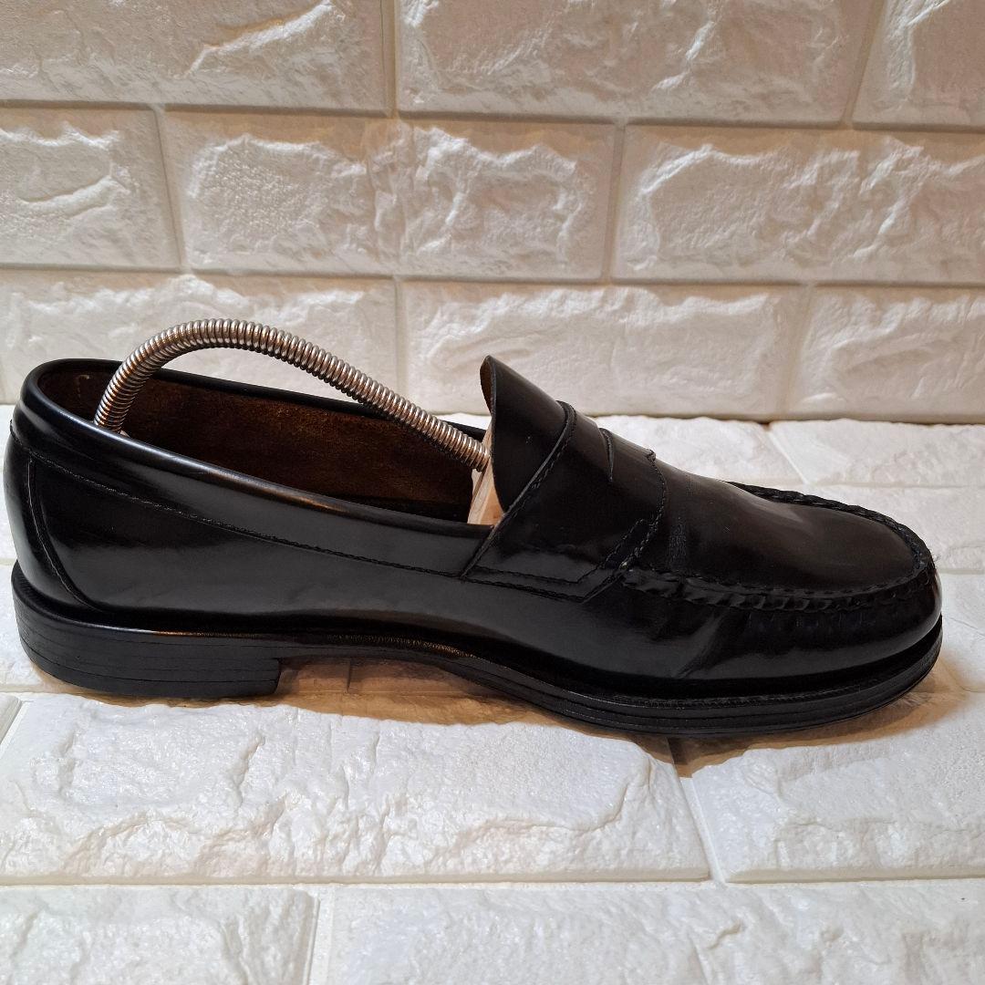 【美品】G.H.BASS weejuns 黒 レザー 　ローファー
