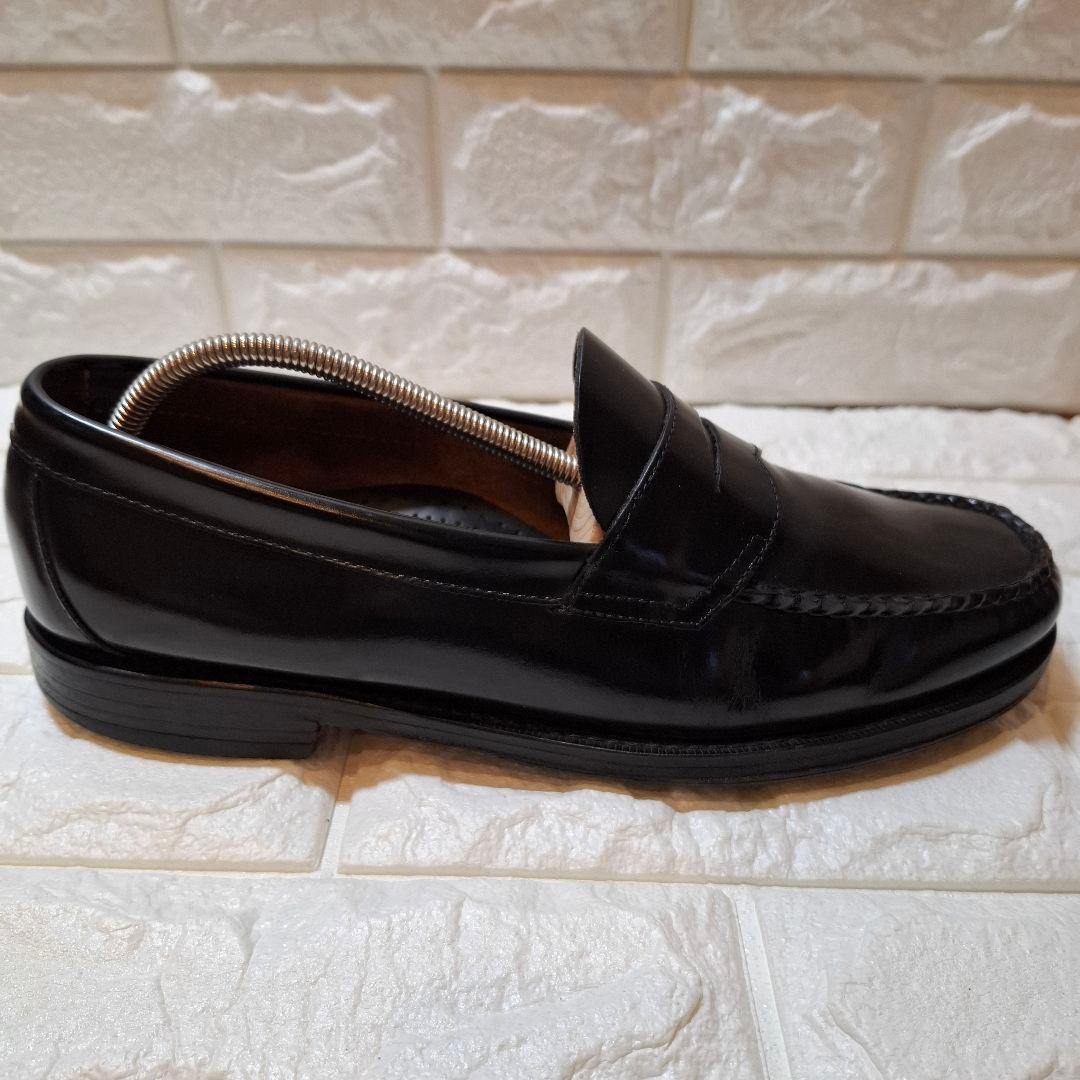 【美品】G.H.BASS weejuns 黒 レザー 　ローファー