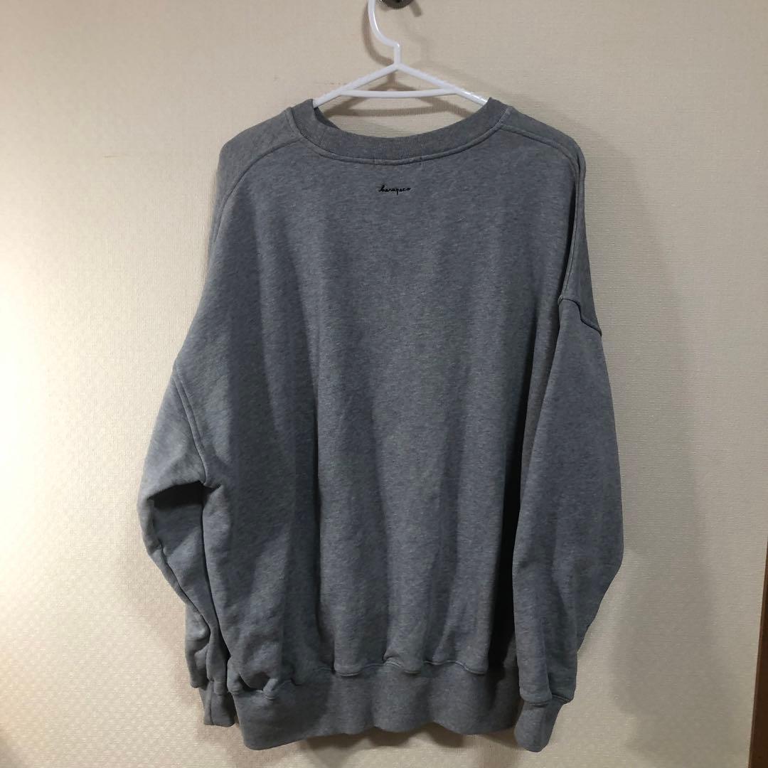 HARAPECO Neko Sweat(Akubi)-グレー