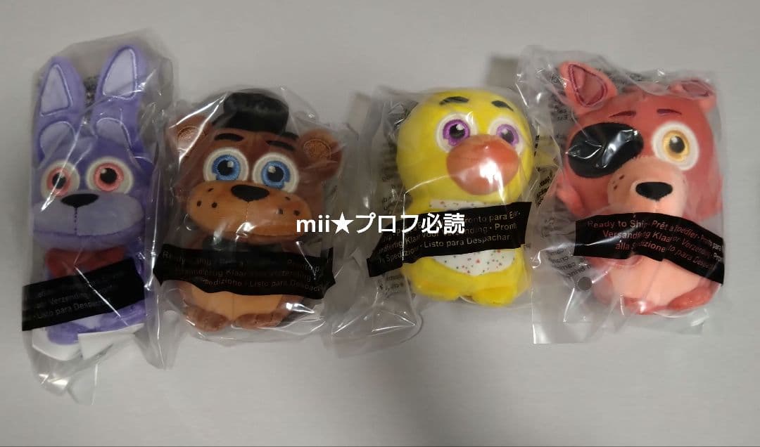 映画 ファイブナイツアットフレディーズ ミニぬいぐるみ 4種 - メルカリ
