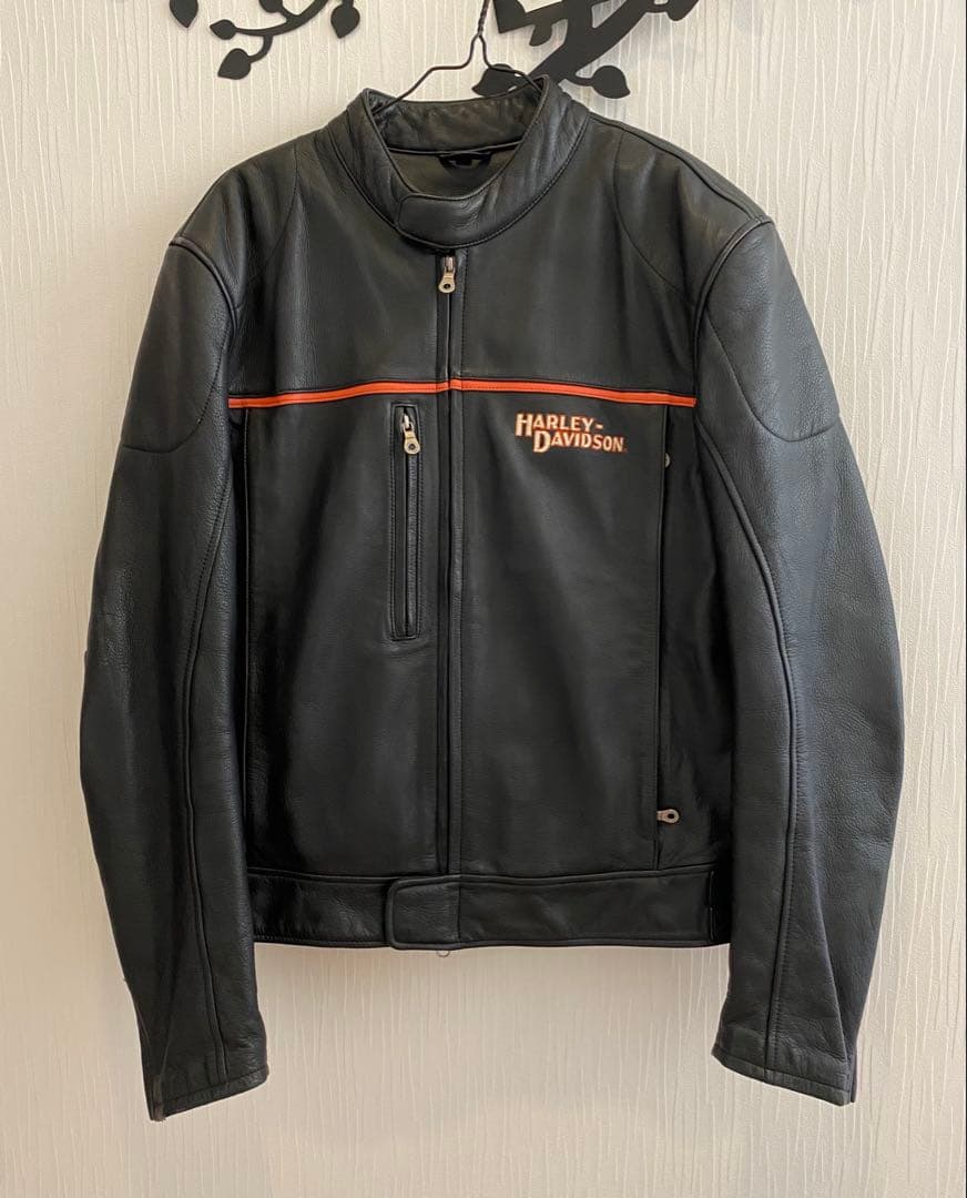 サ*し様 ハーレーダビッドソン レザー ライダース　ジャケット　HD ライナー付 楽天市場】【中古】HARLEY-DAVIDSON ハーレーダビッドソン レザー