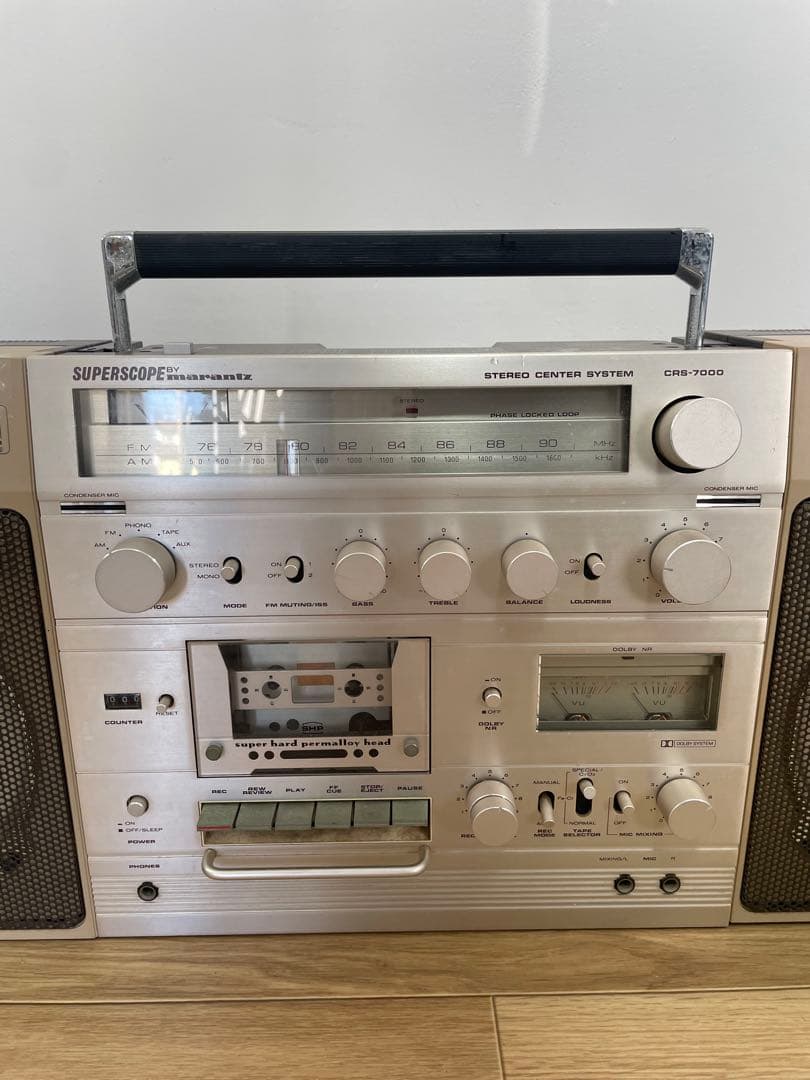 ジャンク】Marantz マランツ CRS-7000ラジカセ 音出ず 動作