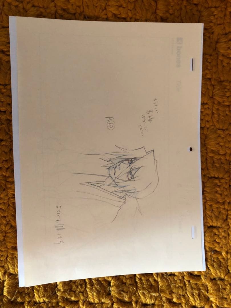 ストレンヂア 無皇刃譚sword of the strange 修正直筆原画