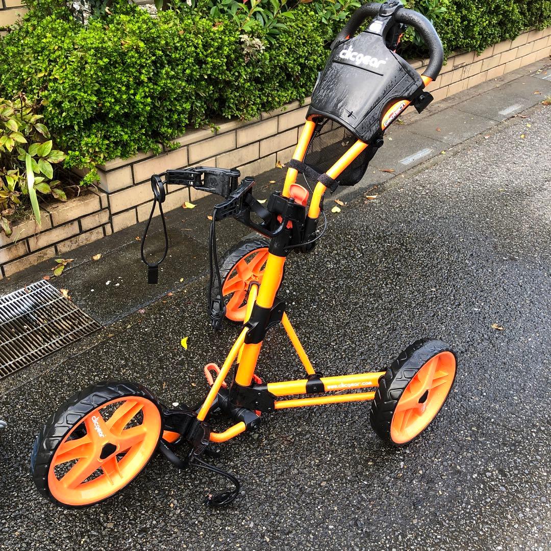 clicgear ゴルフカート 3輪 オレンジ Clicgear 3.5 Push Cart
