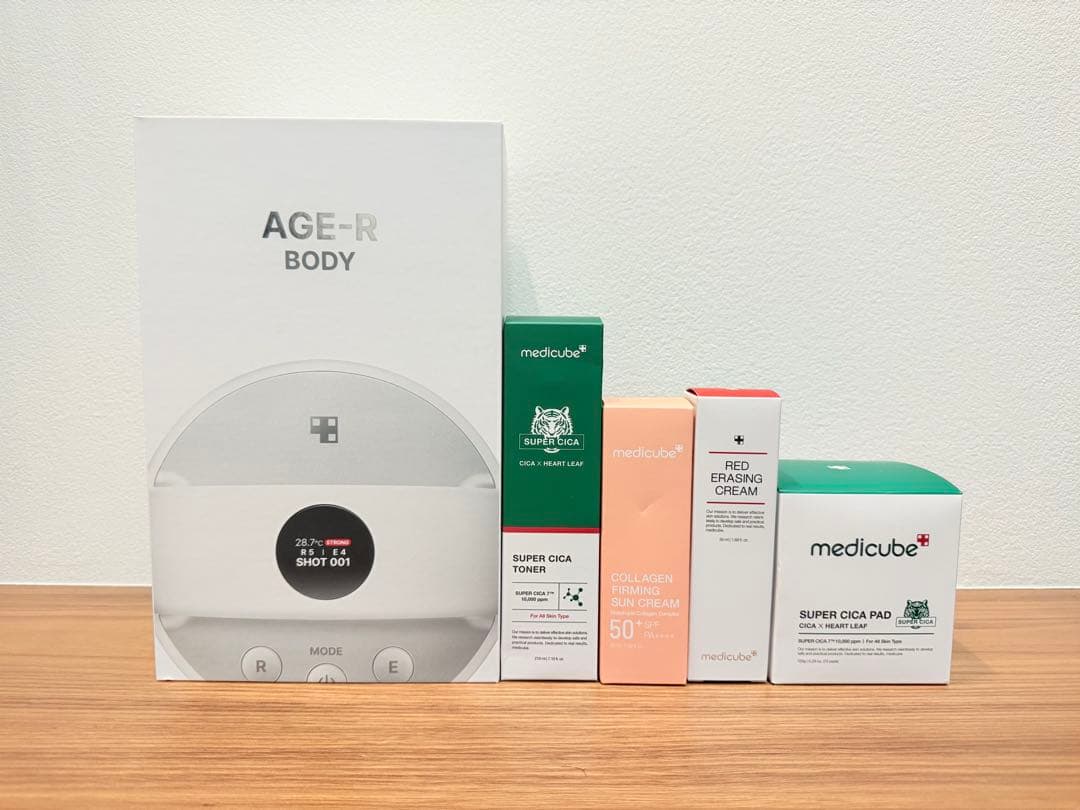 メディキューブ　ボディショット　等全5点セット　セルライト　RF EMS 楽天市場】【公式正品】AGE-R ボディショット（ メディキューブ