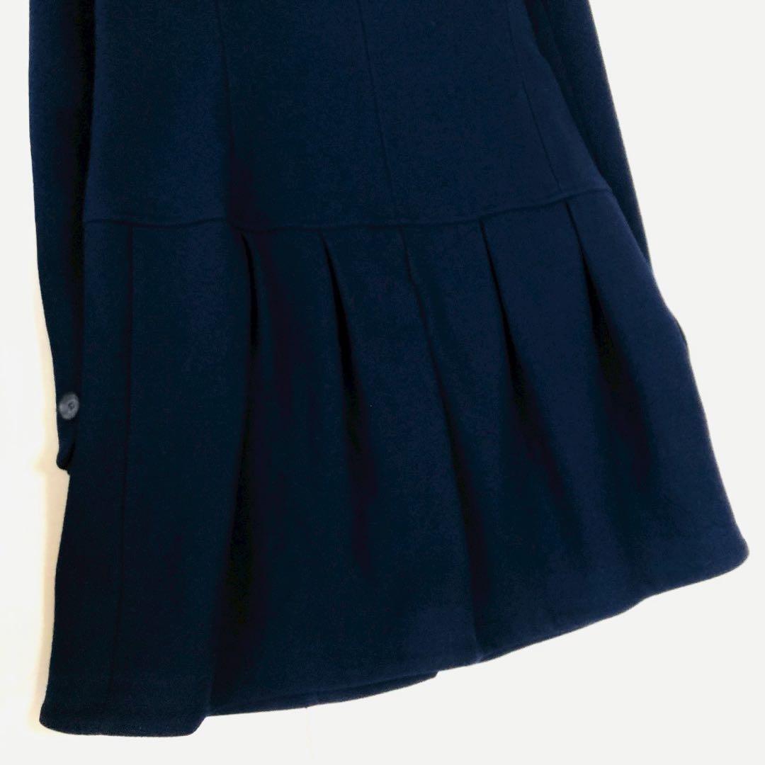 美品✨️近年モデル マックスマーラ ペプラム ミドル丈コート フリル