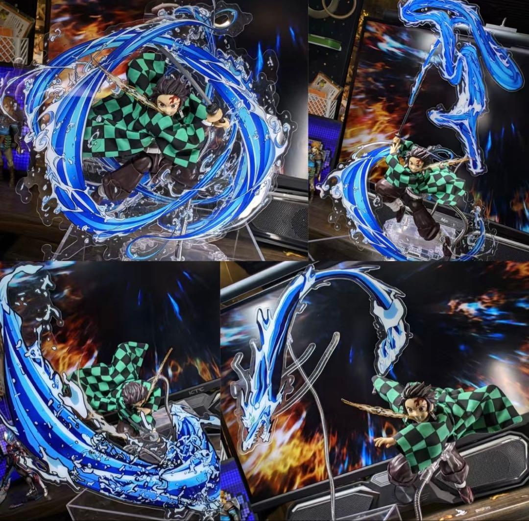 鬼滅の刃 エフェクト件 アクリルスタンド 火の神神楽 炎 水 雷 呼吸