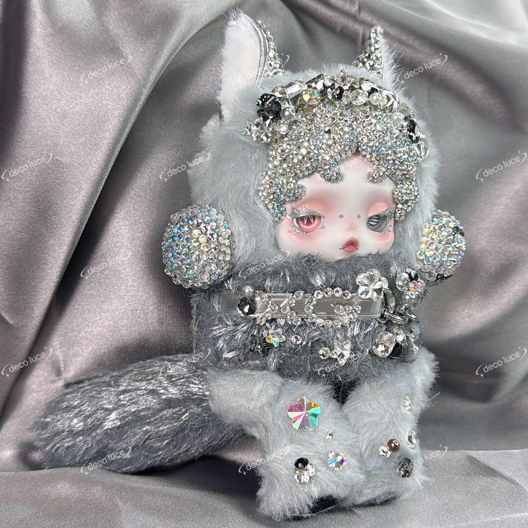 SKULLPANDA XG ぬいぐるみペンダント スカルパンダ スワロフスキー