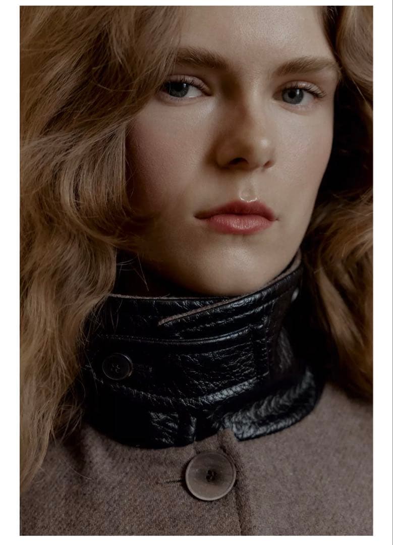 ZARA ウールケープコート コントラストカラー　XS -S