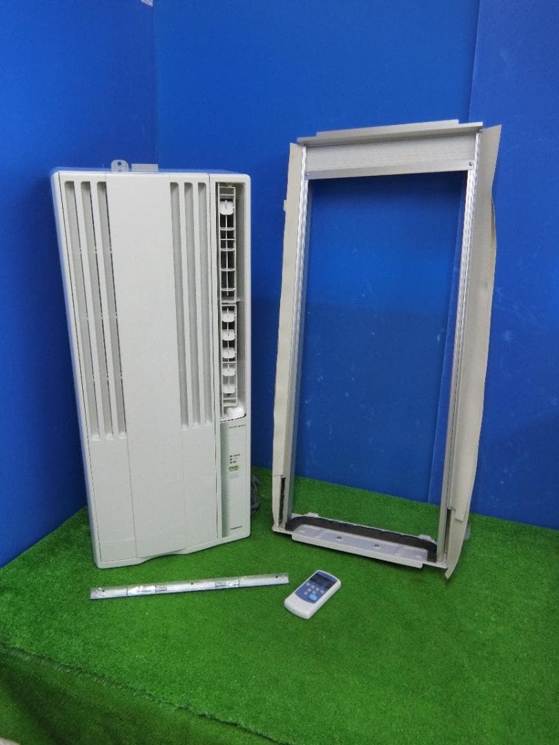 S847ヤ★コロナ窓用エアコン CW-F1622R/2022年製保証付・送料無料 Amazon | コロナ(Corona) 【工事不要】 ウインドエアコン Relala 窓用