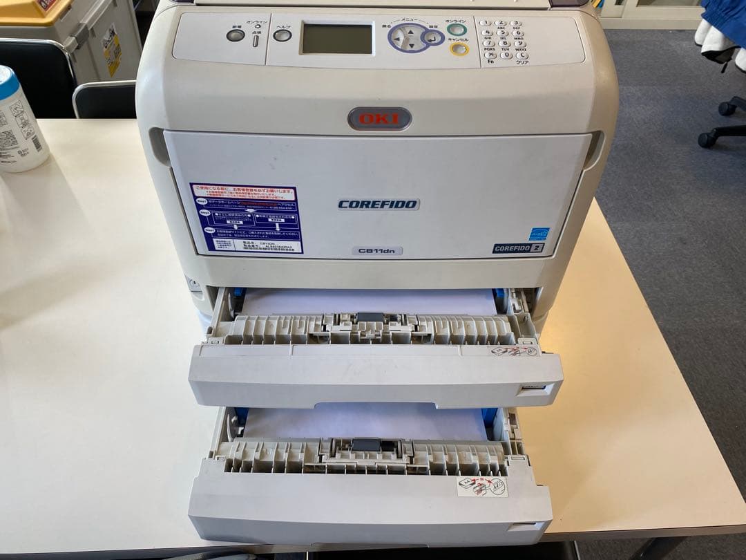 OKI C811dn業務用カラープリンター増設ユニット付き（トナーとドラム