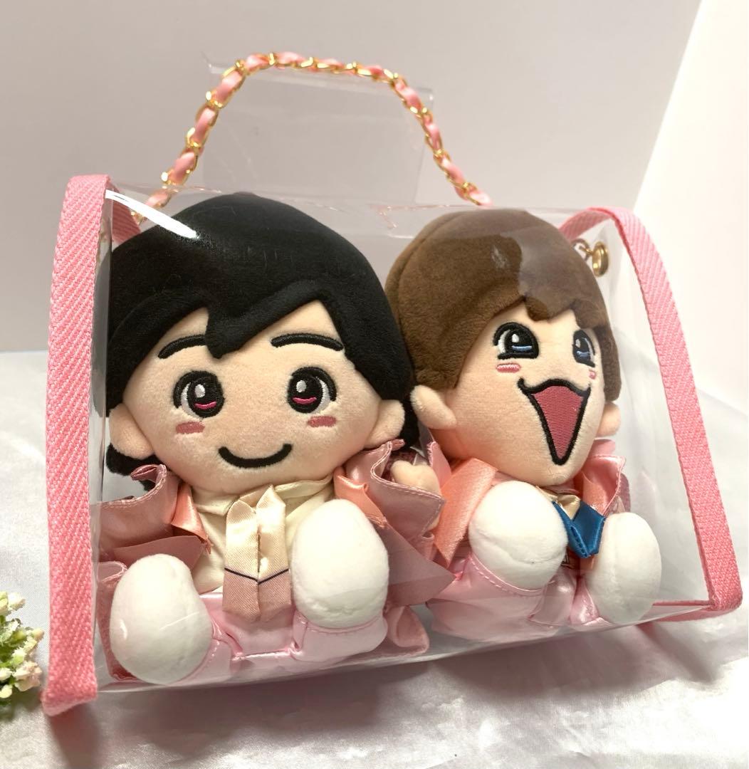 ヤコ様専用 ちびぬいポーチ お座りタイプ 2体用 ピンク なにわ男子