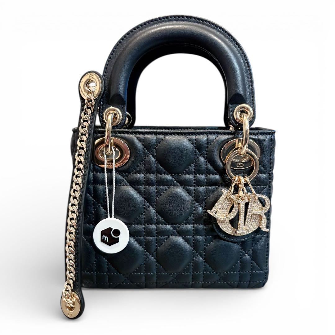 新品未使用＊DIOR レディディオール ミニ あんしん鑑定バッジ＆鑑定書