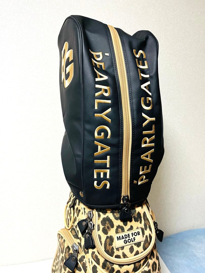 超希少】パーリーゲイツ ヒョウ柄 キャディバッグ レオパード - メルカリ