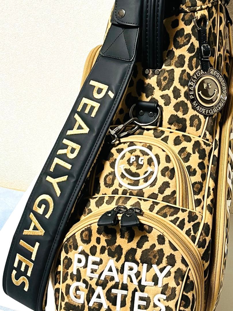 超希少】パーリーゲイツ ヒョウ柄 キャディバッグ レオパード - メルカリ