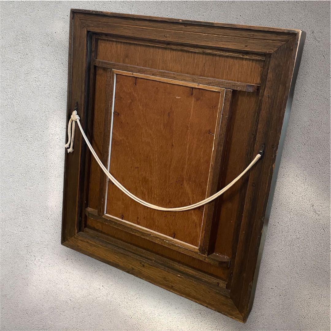 名画】マリー・ローランサン 『公園にて』 額縁入り アンティーク