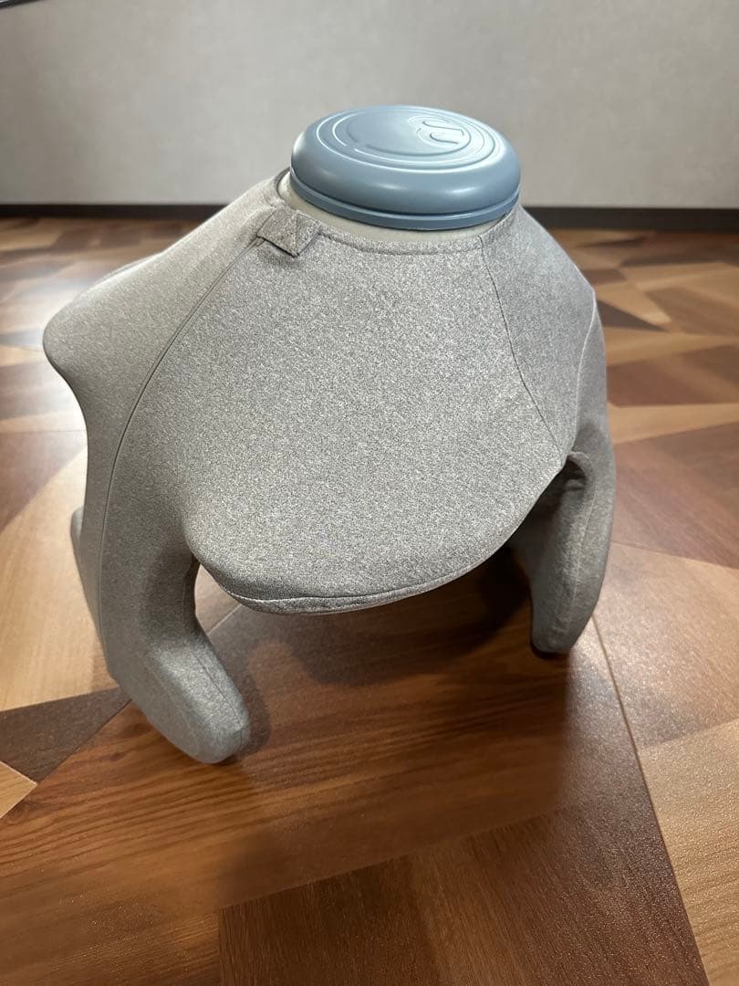 姿勢矯正用クッション グレー 姿勢矯正で疲れにくいコンパクトチェア｜折りたたみ姿勢サポート