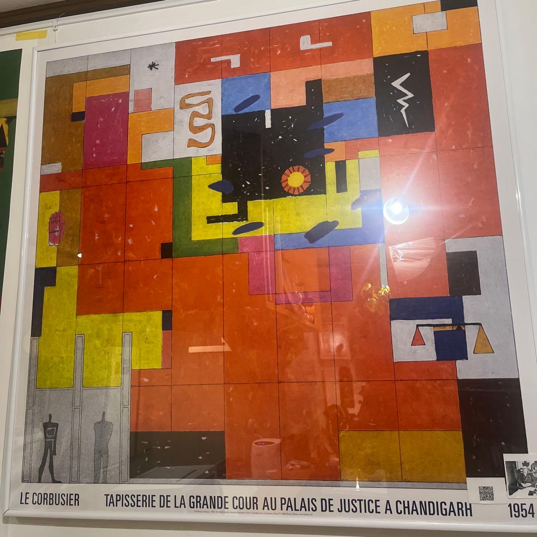 ル・コルビュジエ タピスリー 1954年 ル・コルビュジエの“美術作品”に焦点をあてる展覧会「もうひとりのル