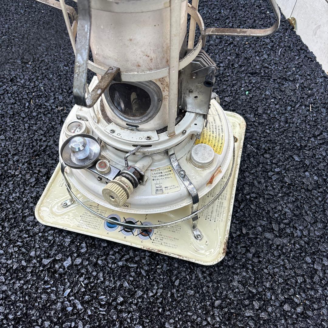 動作未確認です アラジン ストーブ j380002s ホワイト ブルーフレーム