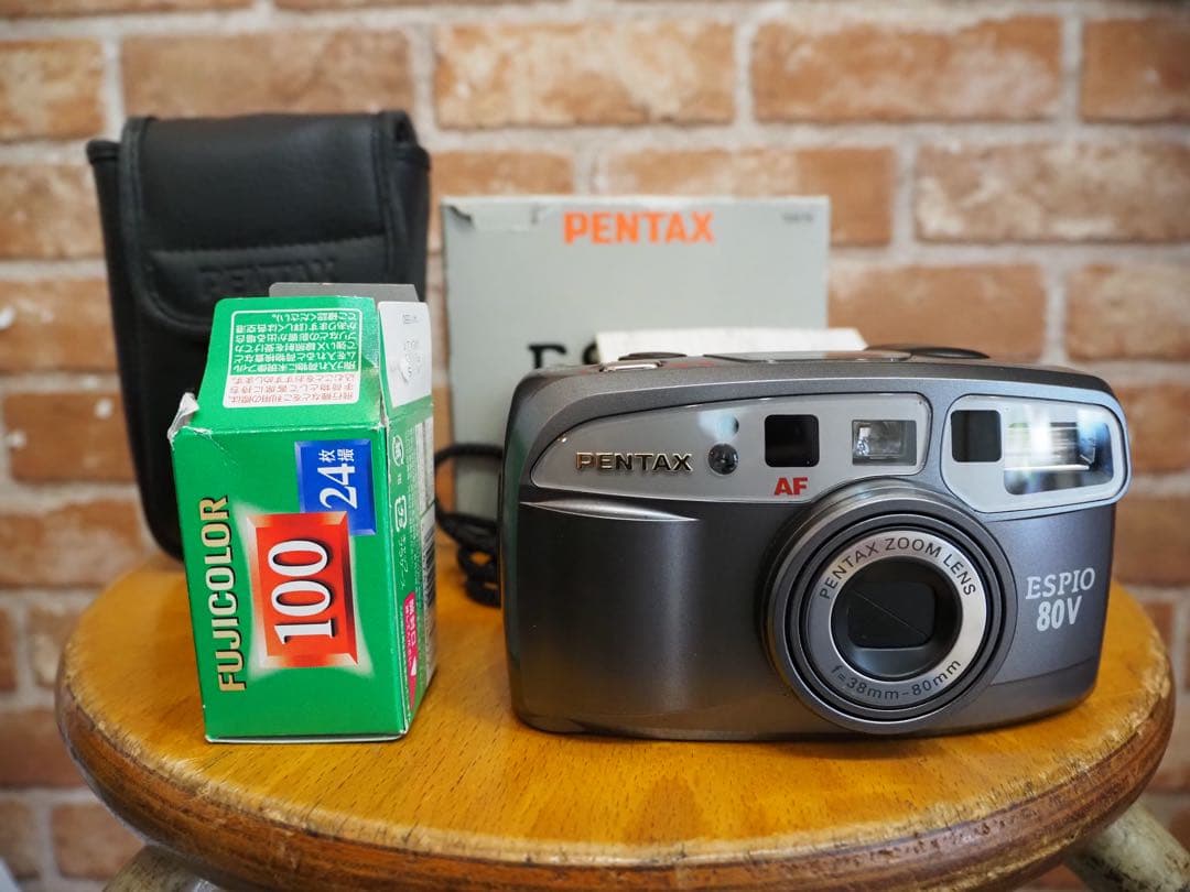 完動美品】PENTAX ESPIO 80V 動作確認済み フィルム付 - メルカリ